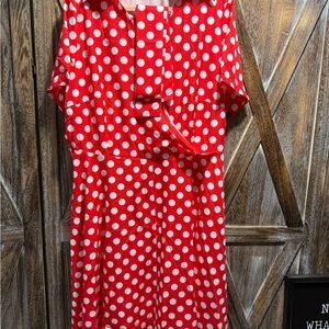 Red Polka Dot Dress